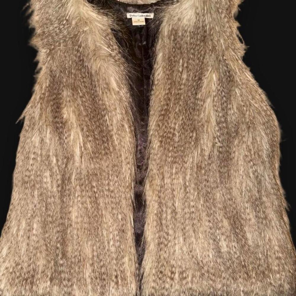 Soft faux fur layering vest